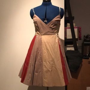 Very rare, almost new Allsaints Flag Dress size 10